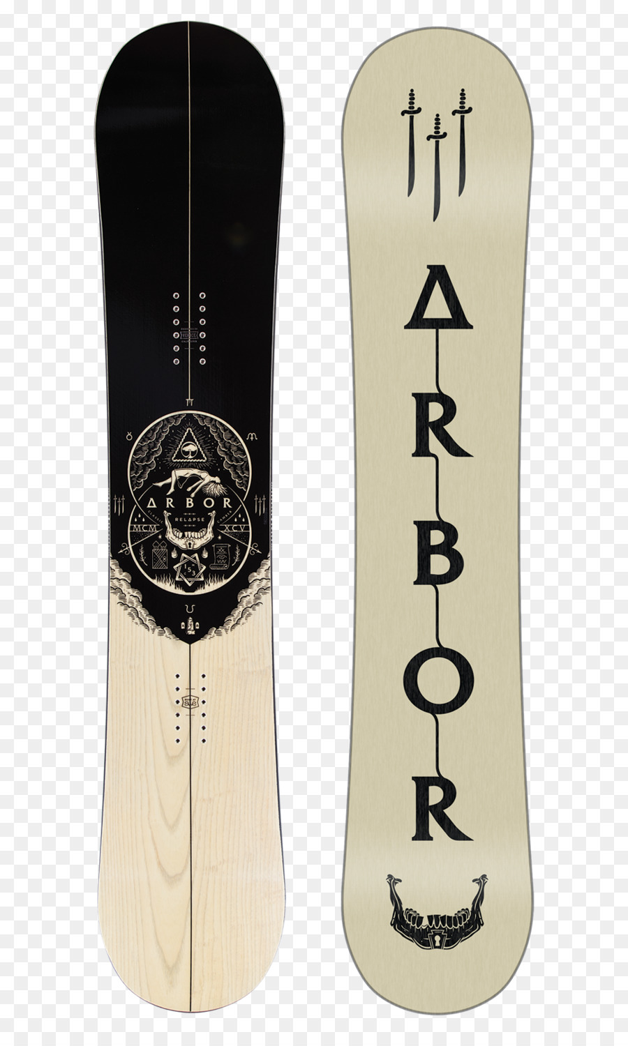 Arbor Recaída 2016，Tabla De Snowboard PNG