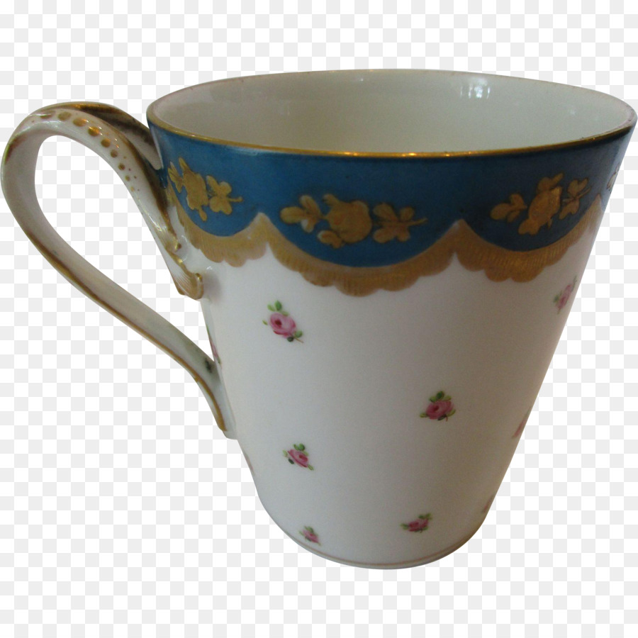 Taza Azul，Cerámico PNG