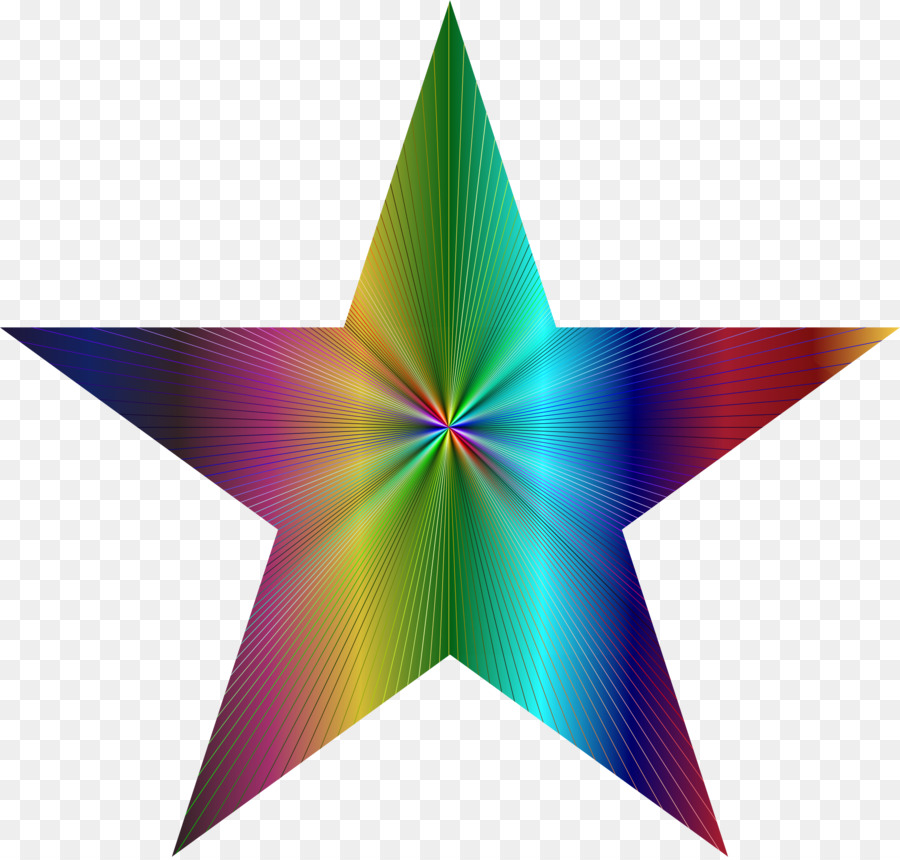 Estrella Colorida，Forma PNG