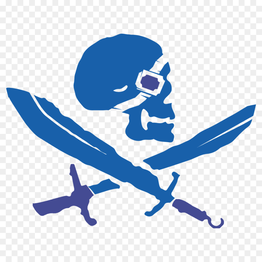 La Piratería，Azul PNG