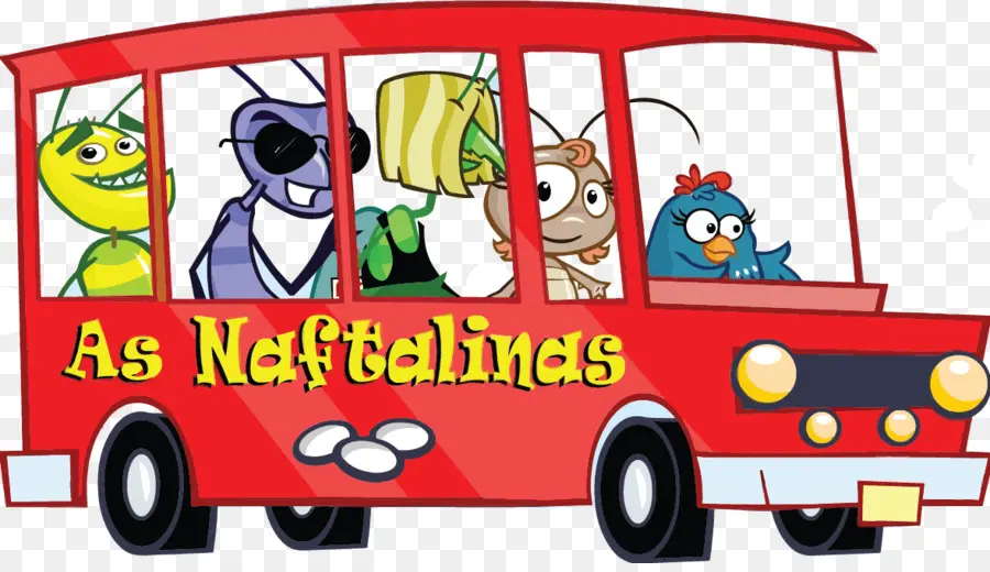 Autobús De Dibujos Animados，Autobús PNG