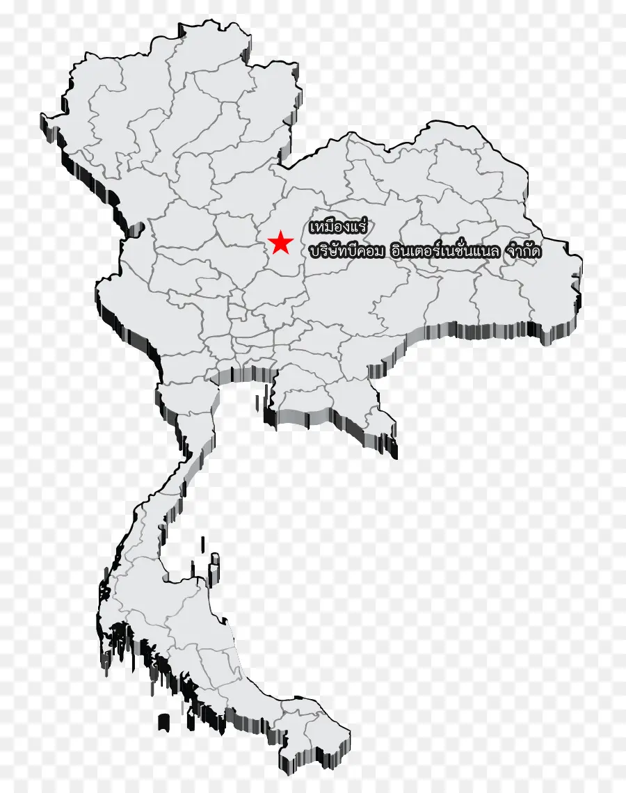 Tailandia，Mapa PNG