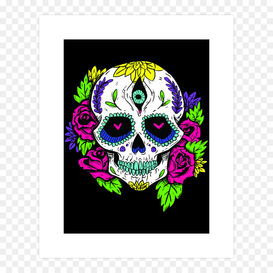 Calavera Decorativa，Cráneo PNG