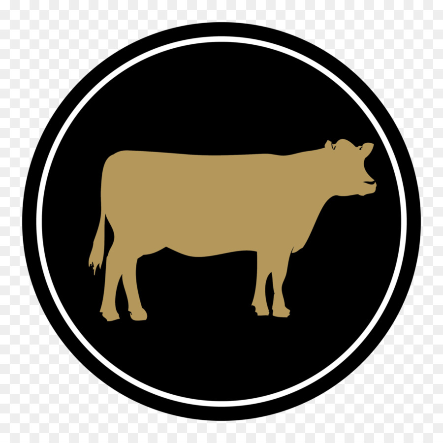 Silueta De Vaca，Negro PNG