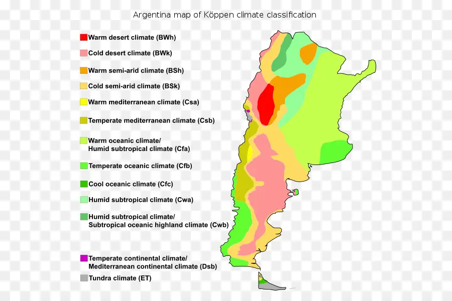 Argentina，Geografía PNG