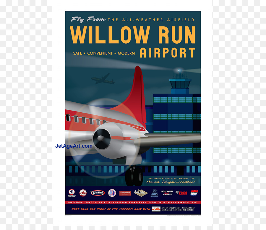Willow Run Airport，Narrowbody Aviones PNG
