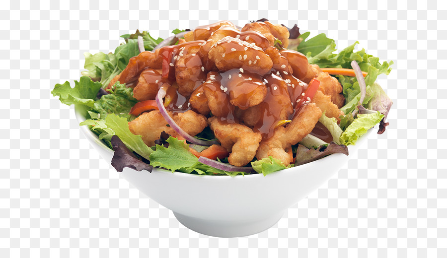 Pollo Kung Pao，Ensalada PNG