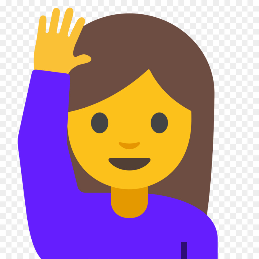 Emoji Saludando，Mano PNG