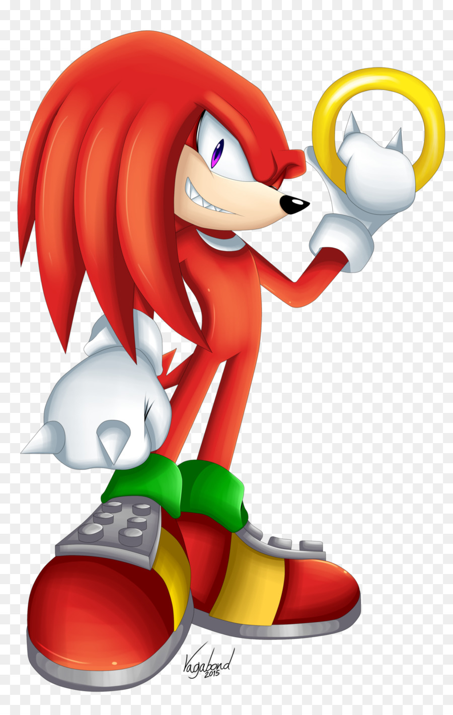 Knuckles El Equidna，Deviantart PNG