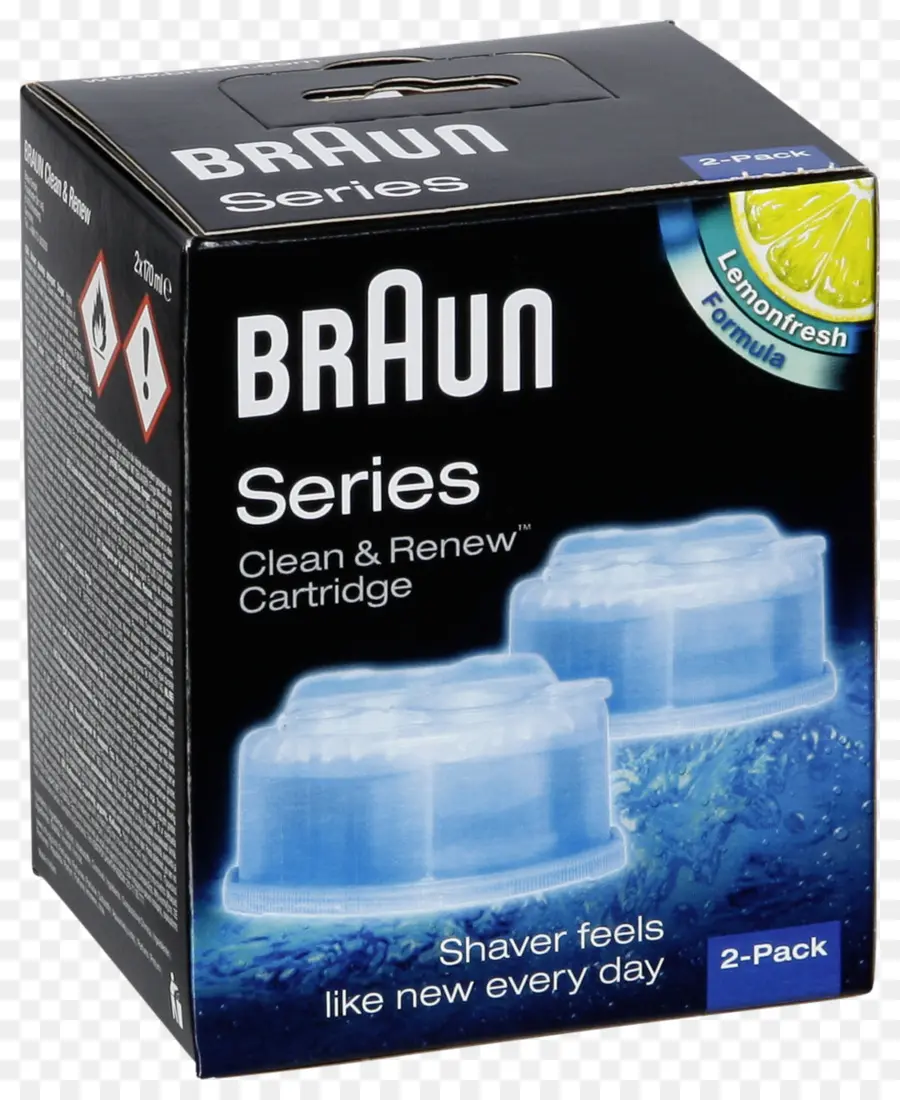 Cartucho De Limpieza Y Renovación Braun，Maquinilla De Afeitar PNG