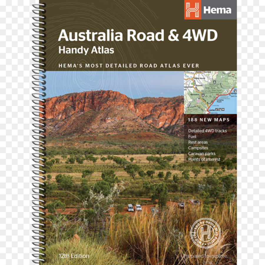 Australia Road 4wd Fácil De Leer Atlas，Australia PNG