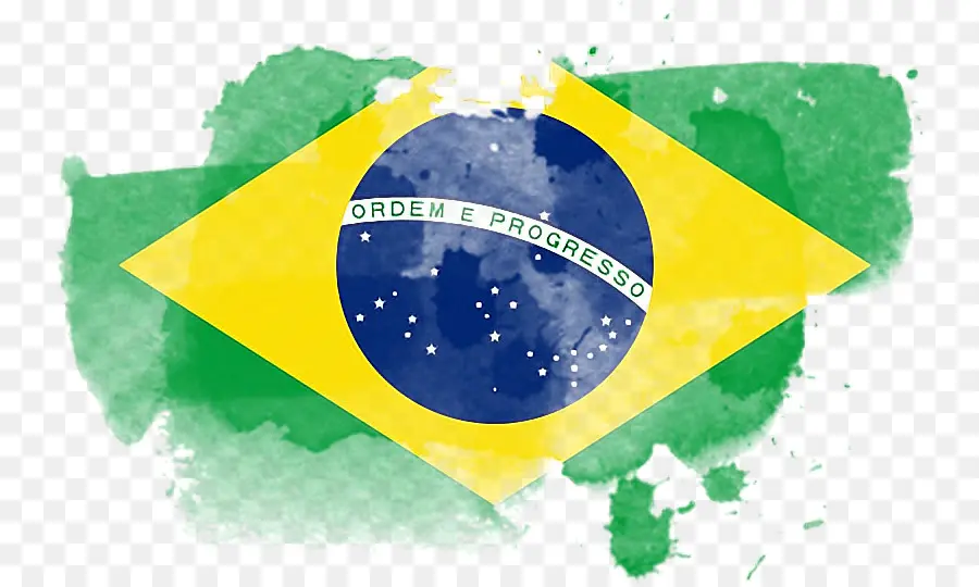 Corazón De La Bandera De Brasil，Brasil PNG