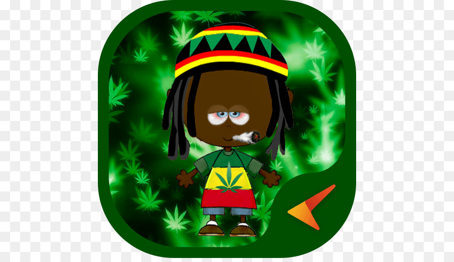 Personaje Rasta，Marijuana PNG