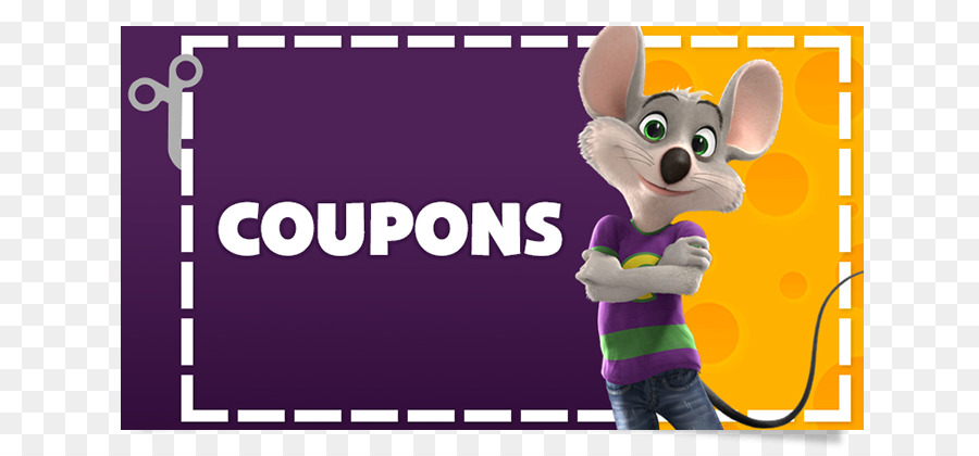 Chuck E Cheese，Cupón PNG