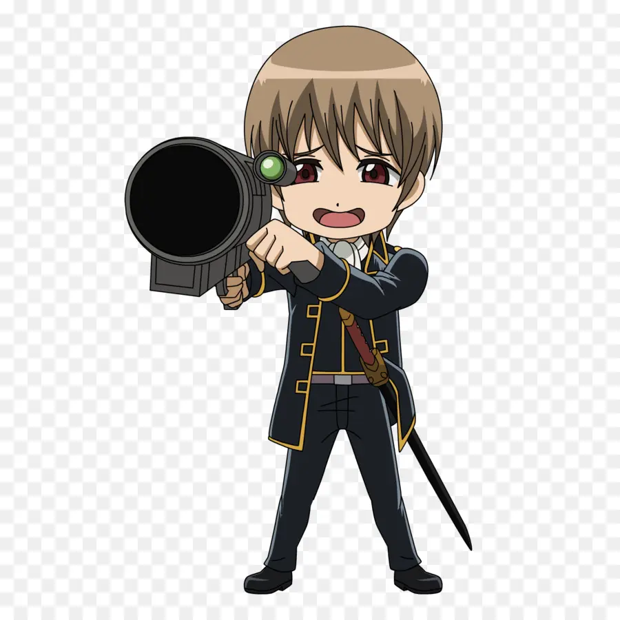 Okita Sougo，Hijikata Toshiro PNG