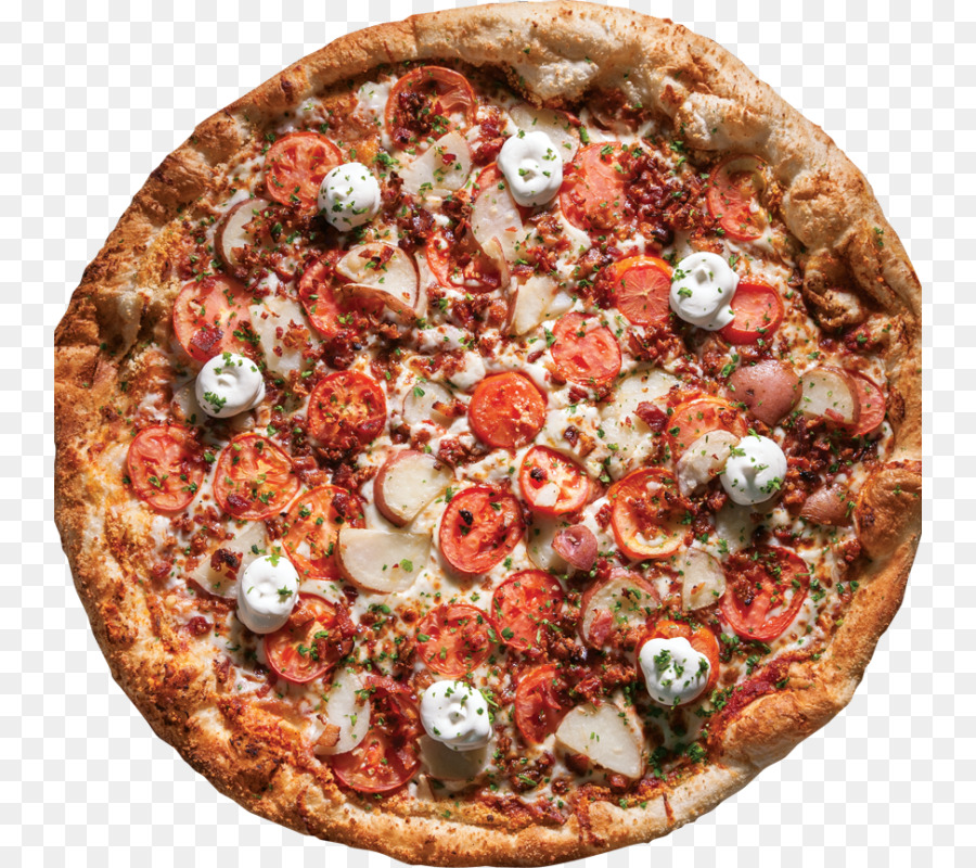 Pizza Vegetal，Comida PNG