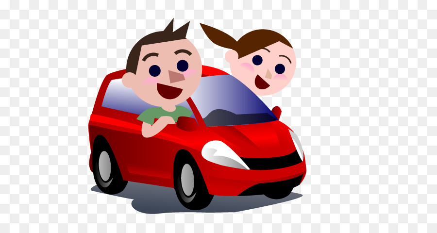 Coche Rojo，Dibujos Animados PNG