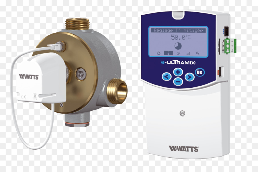 Electrónica，Válvula De Mezcla Termostática PNG