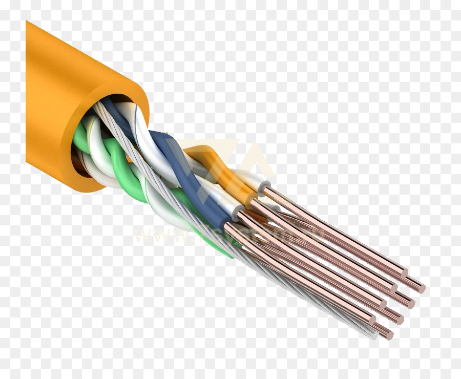 Cable De Categoría 5，Par Trenzado PNG