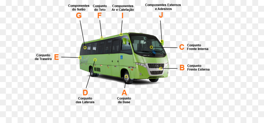 Vehículo Comercial，Autobús PNG