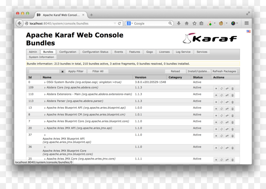 Programa De Ordenador，Apache Karaf PNG