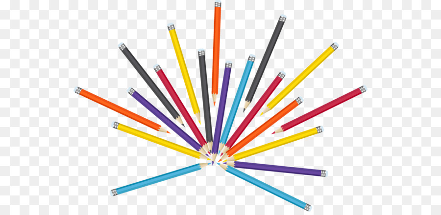 Lápices De Colores，Dibujo PNG