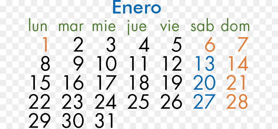 Calendario，Julio PNG