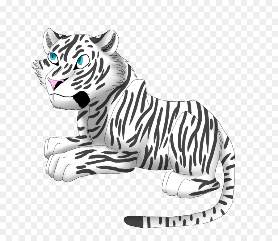 Tigre Blanco，Rayas PNG