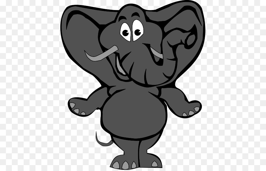 Elefante De Dibujos Animados，Animal PNG