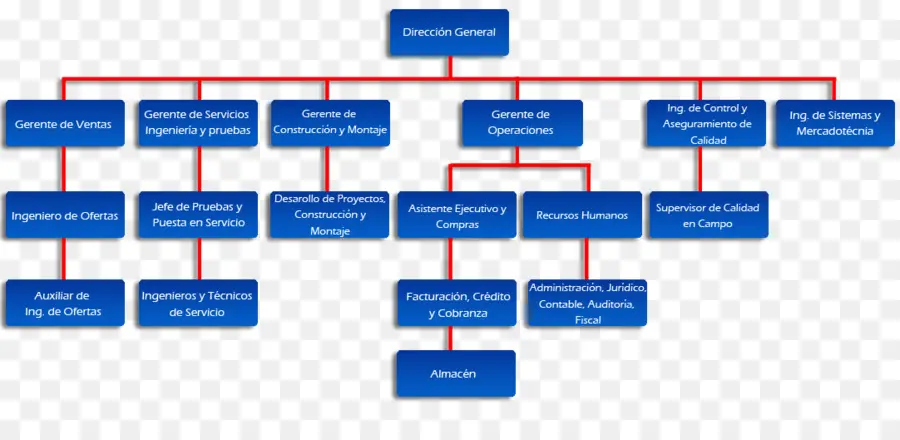 Organigrama，Estructura PNG