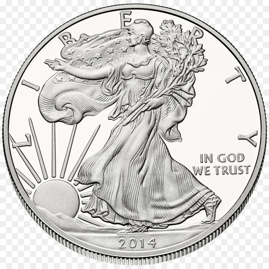 American Silver Eagle，águila PNG