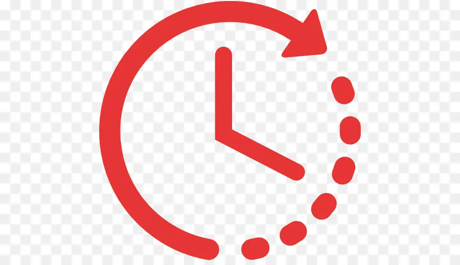 Icono De Reloj，Rojo PNG