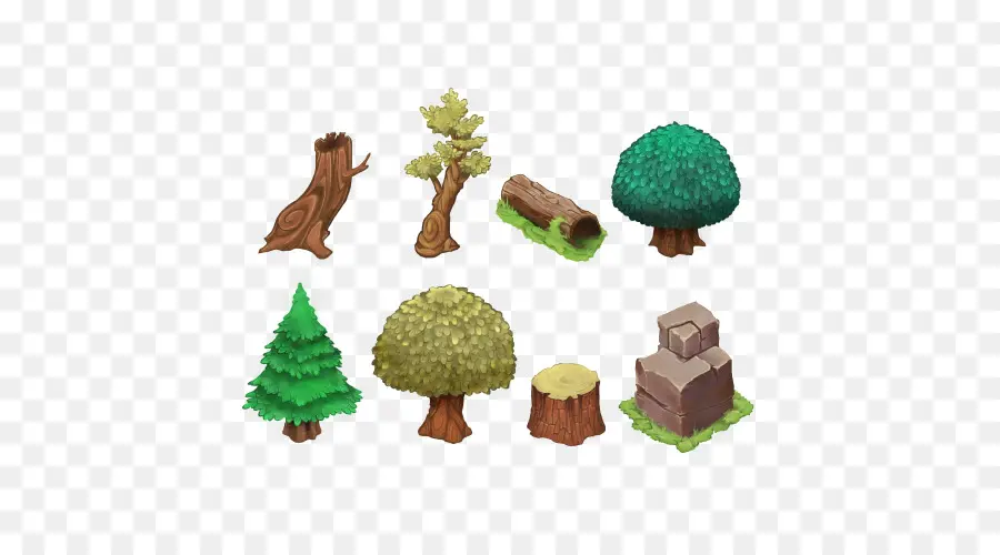 árbol，Isométrico De Los Gráficos En Los Juegos De Video Y Pixel Art PNG