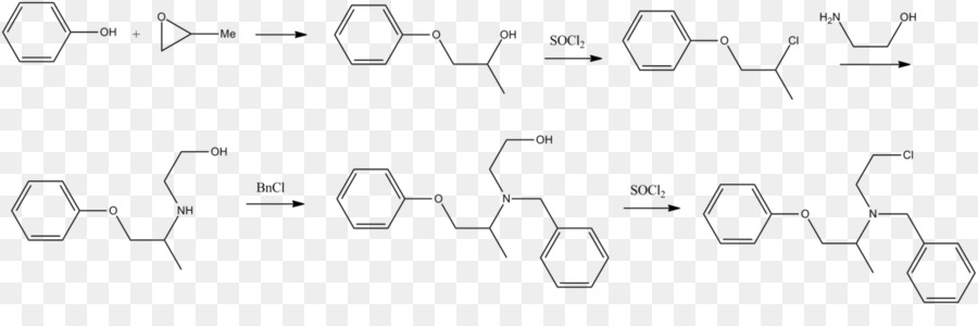 Fenoxibenzamina，Clorhidrato De Fenoxibenzamina PNG