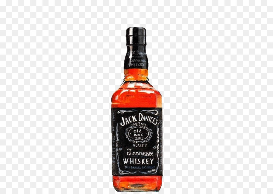 La Botella De Jack Daniel，Whisky PNG