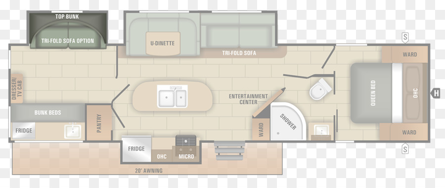 Autocaravanas，Caravana PNG