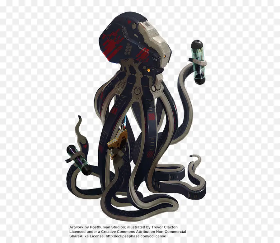 Pulpo Robot，Tentáculos PNG