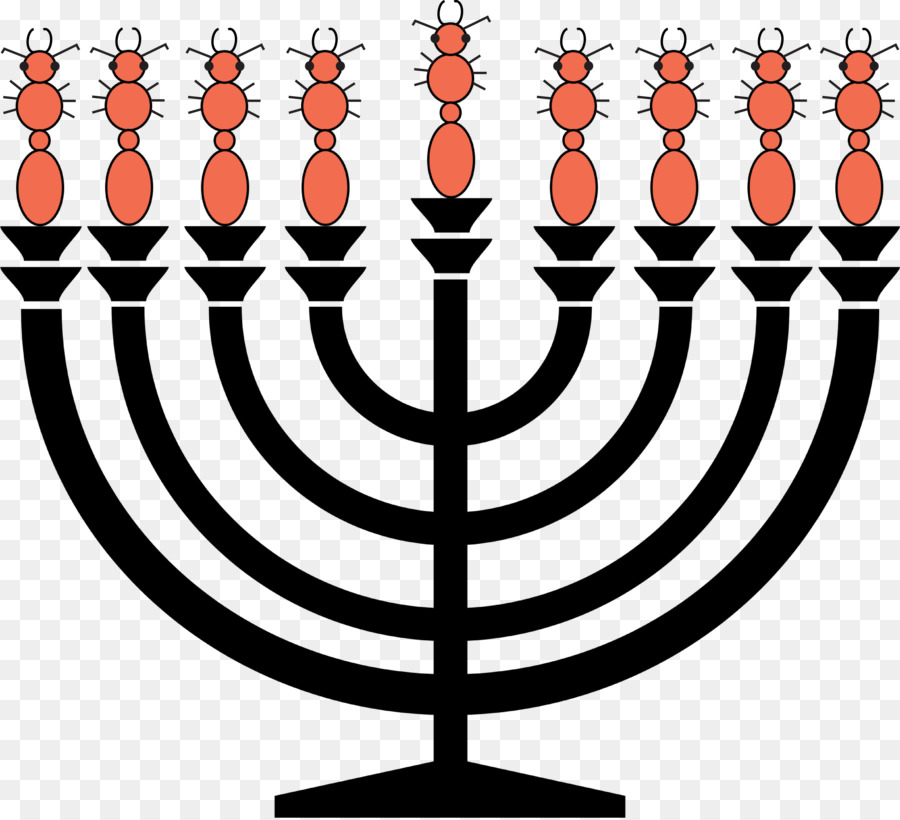 Judío Simbolismo，Menorah PNG