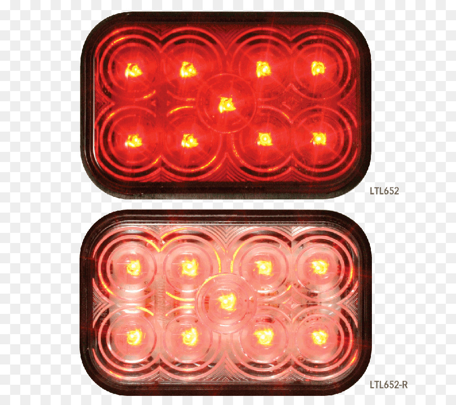 Luces Led Rojas，Rectangular PNG