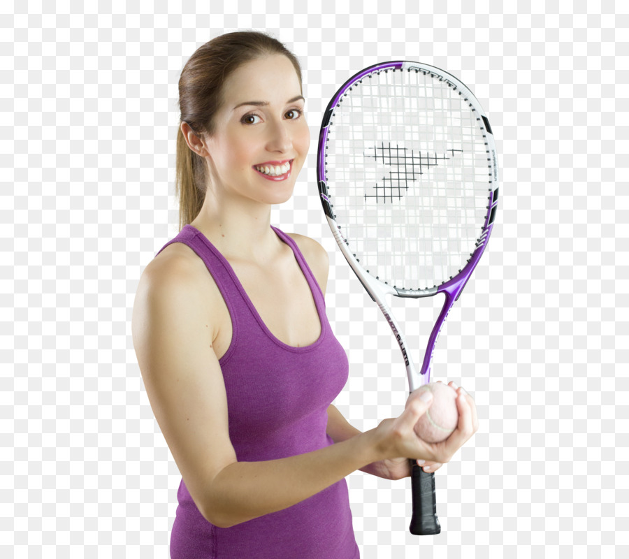 Mujer Con Raqueta De Tenis，Mujer PNG