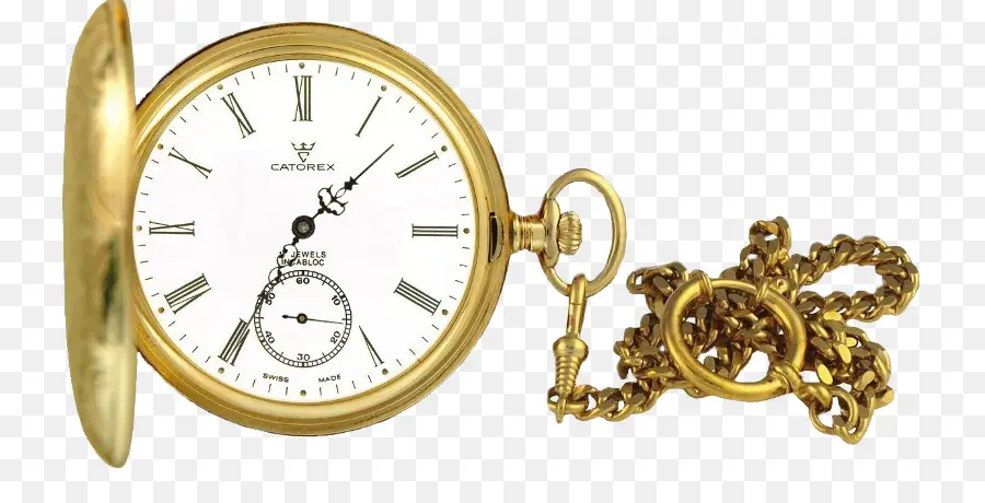 Reloj De Bolsillo，Oro PNG