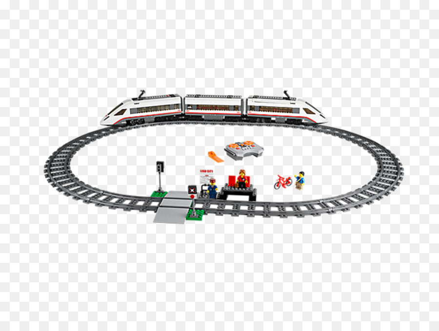 Tren，Lego 60051 De La Ciudad De Alta Velocidad De Trenes De Pasajeros PNG