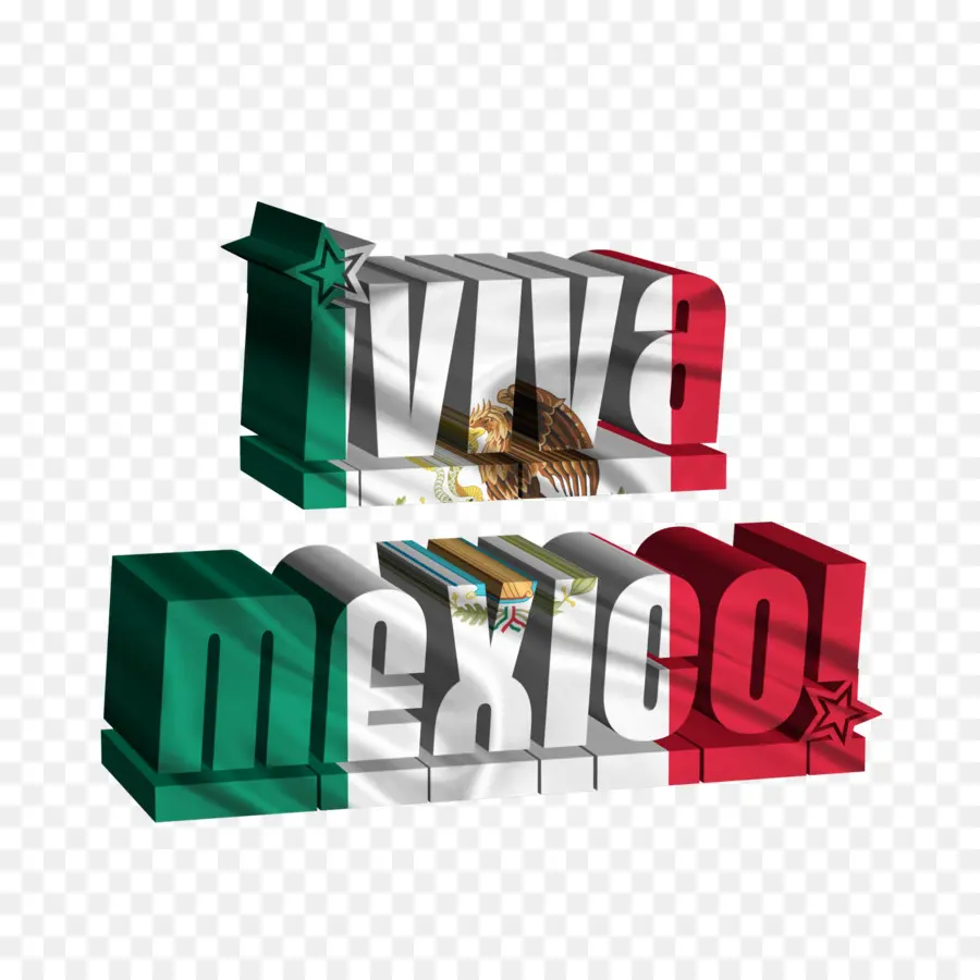 Viva México，Bandera Mexicana PNG