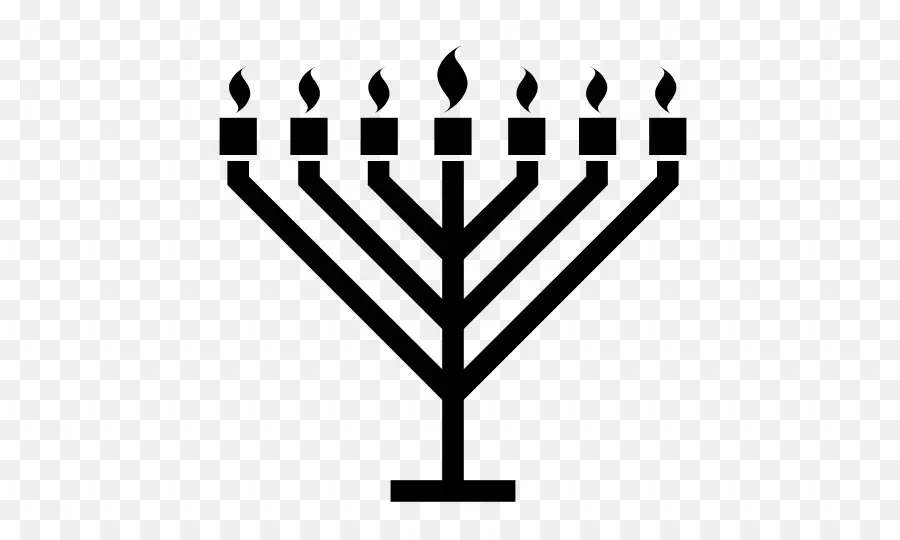 Celebración De Hanukkah，Menorah PNG