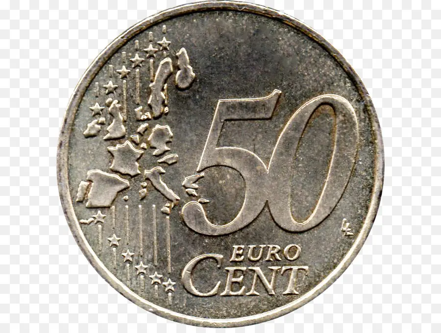 El 50 De Las Monedas De Euro，Ciento PNG