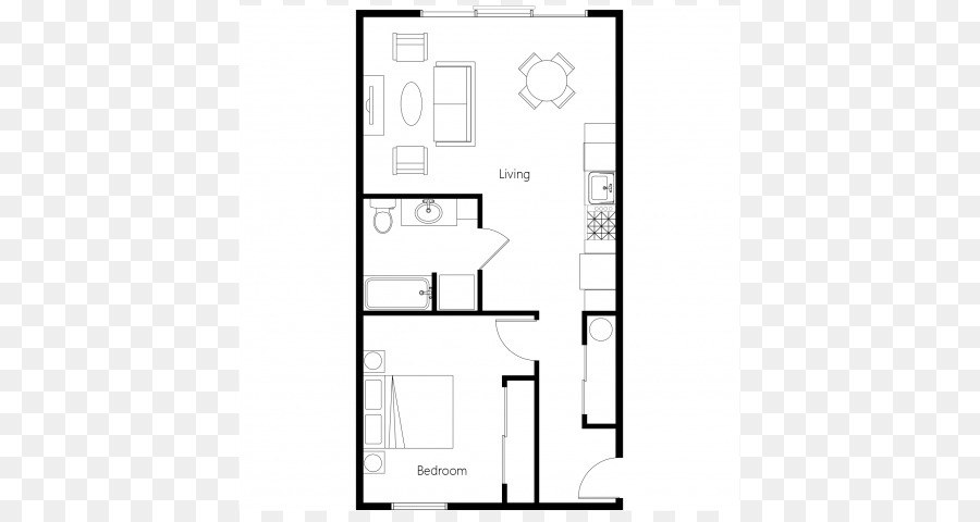 Colonial Square Apartment Homes，Plan De Piso PNG