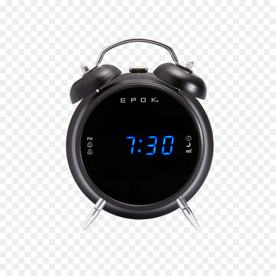 Reloj Despertador Digital Negro，Tiempo PNG