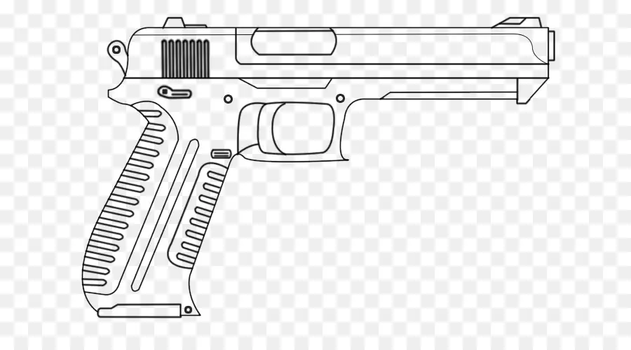 Pistola Negra，Arma De Fuego PNG