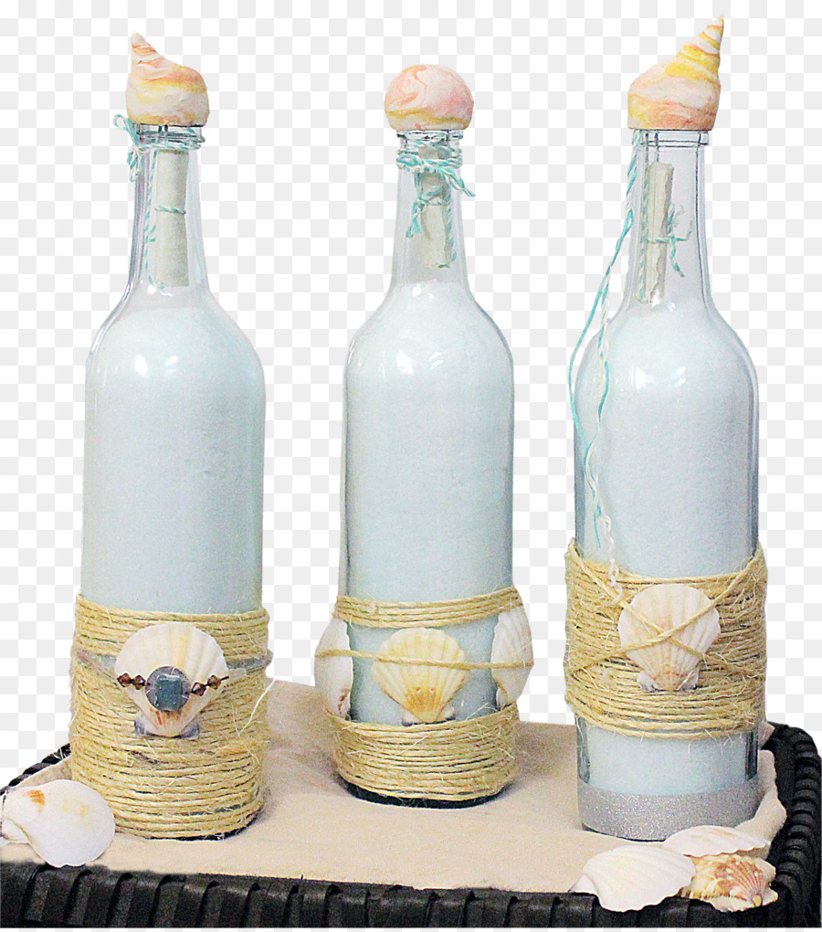 Botella De Vidrio，Regalo PNG