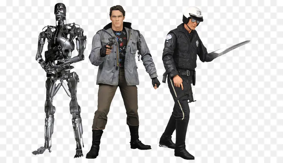 Tres Personajes Cyborg，Robots PNG